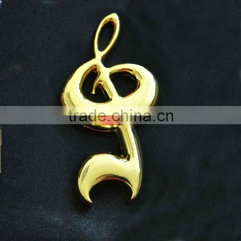 High quality music high notes bottle opener with gold