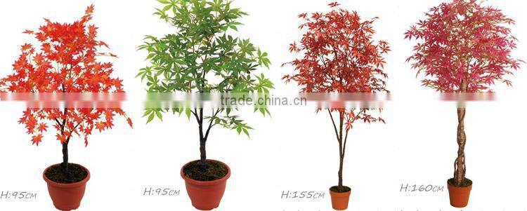 plastic artificial maple tree