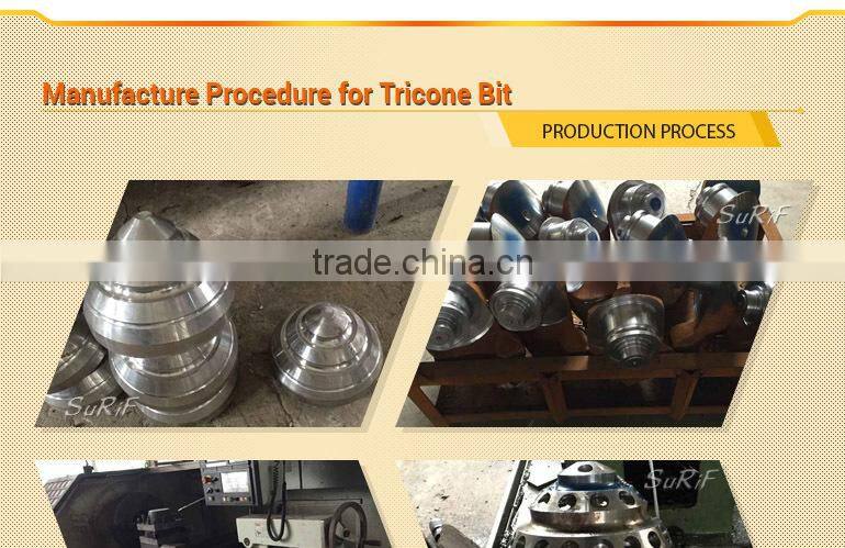 12-1/4inch Steel Tooth Tricone Bit IADC 217,6 5/8"API reg connection