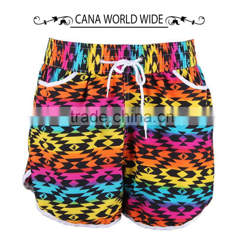 2015 Fashion girls short pants swimming wear swimming pants beach pants