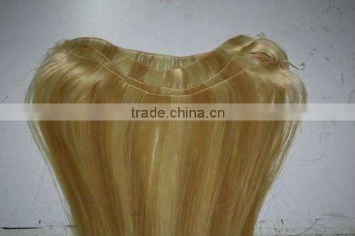 New Arrival mixed Color Indian remy hand tied hair weft