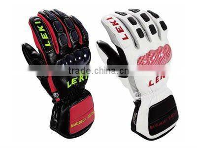 AB grade quality new design reflective canvas working glove