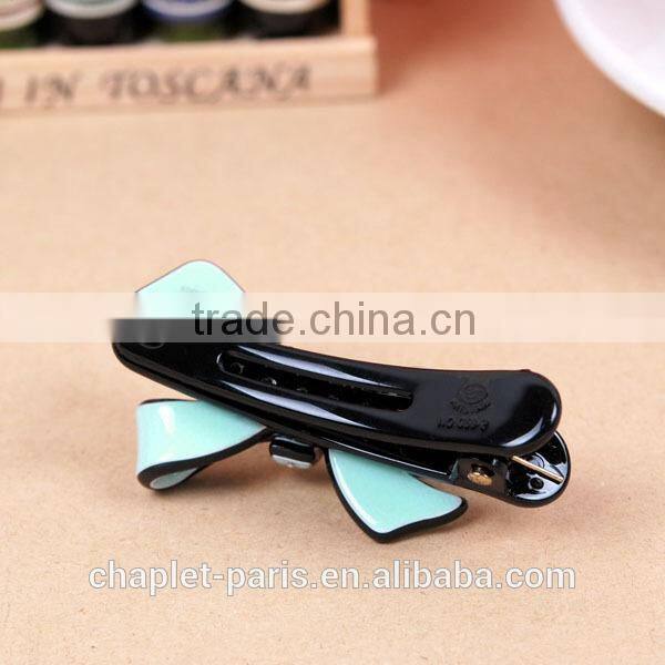 Rhinestone bow french pin fashion hair jewellery