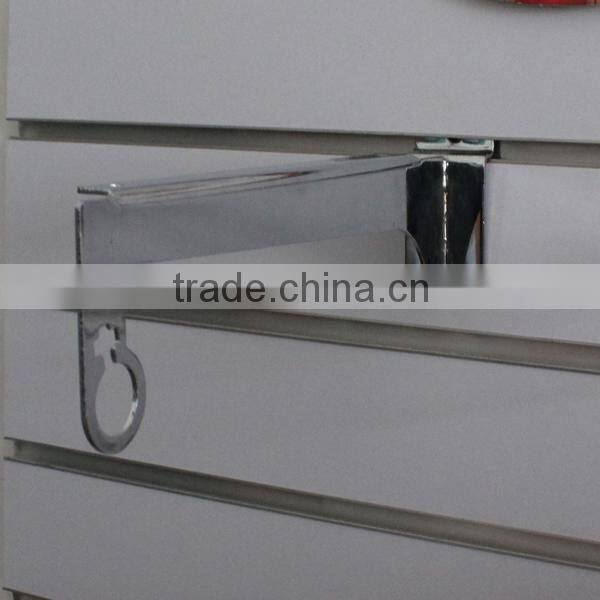 Metal Chrome Finishing Clothes Hanging Display Hook with J Hooks