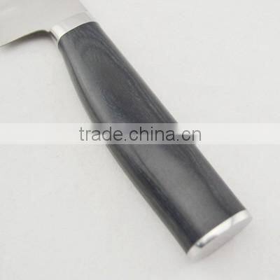 5 pcs high quality stainless steel kitchen knife set with block