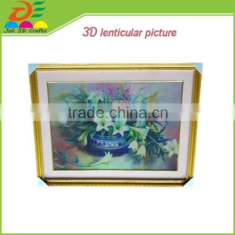 home decoration 3d lenticular photo 3d lenticular image printing