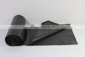 hot selling HDPE/LDPE plastic garbage bags trash bags rubbish bags on roll with paper label