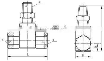 S-L10 pneumatic shuttle valve