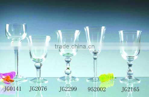 2013 hot selling wholesale glass water goblets