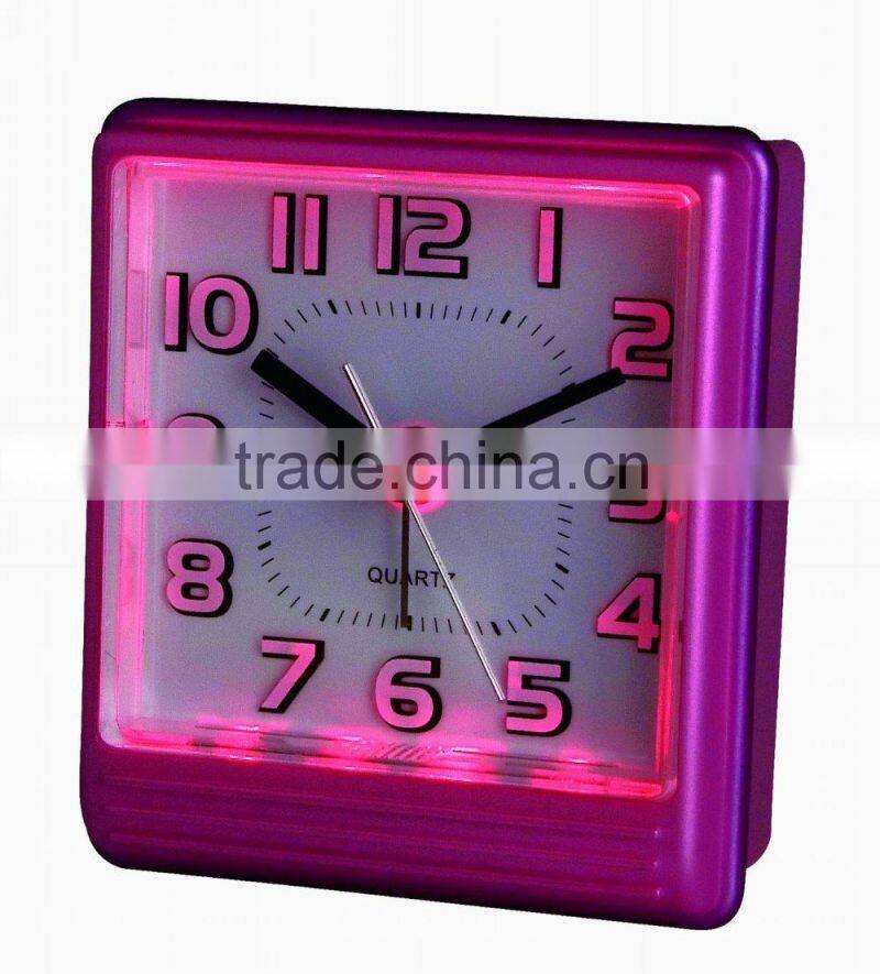 LED light snooze crescendo Beep sound table alarm clock