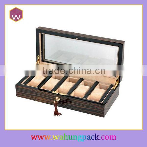 Wholesale Newest Luxury Wooden 5 Watches Box With Window WH-0040