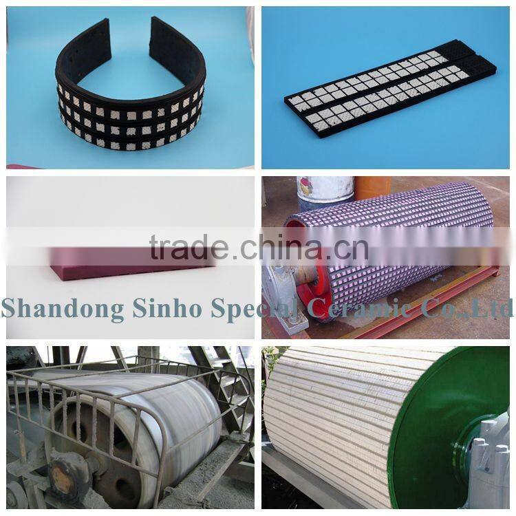 Alumina Cermaic Pulley Lagging Lining