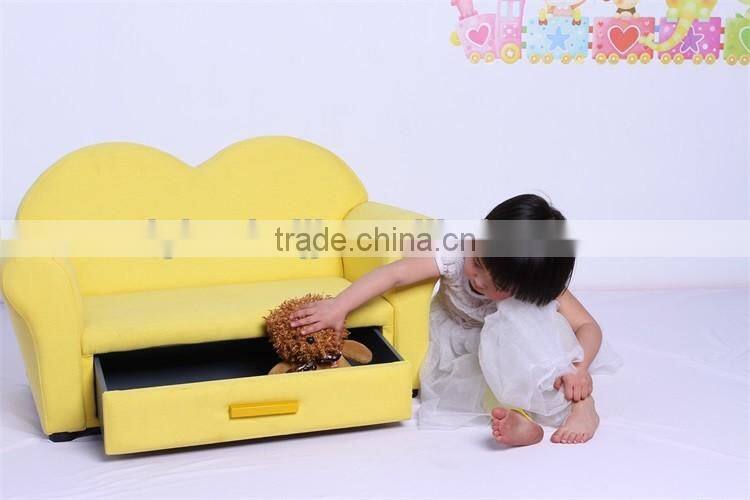 Baby Furniture Two Seat Sofa with Storage
