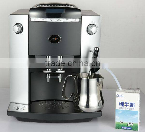 Espresso Cappuccino Coffee Machine With Visible Operation System (LCD) and 10 languages function
