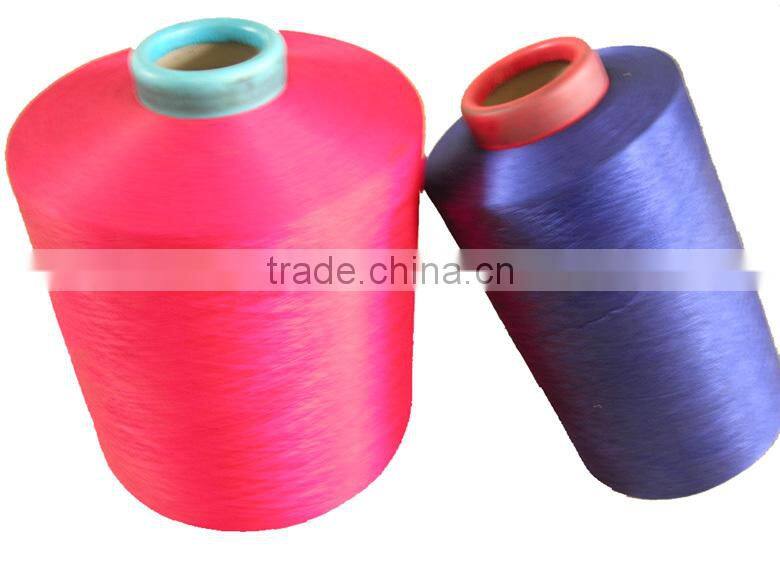 DTY dyed filament polyester yarn knitting