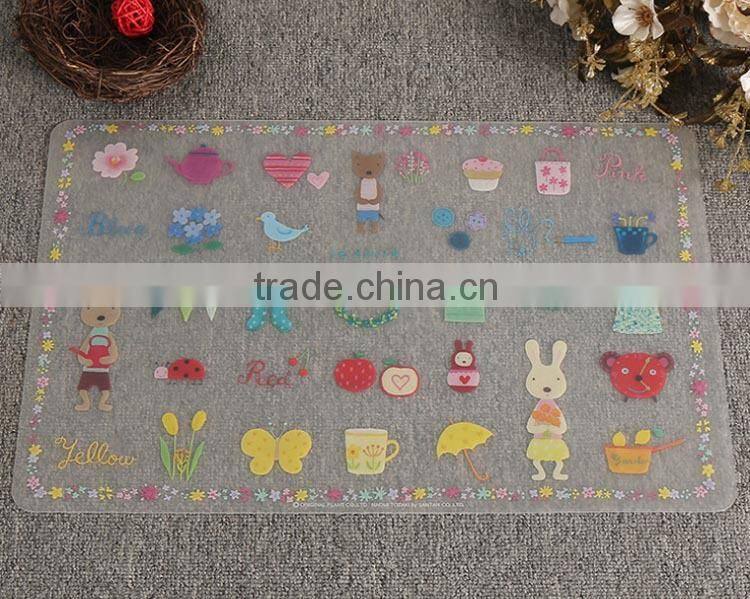 table mat plastic ,pp thin placemat