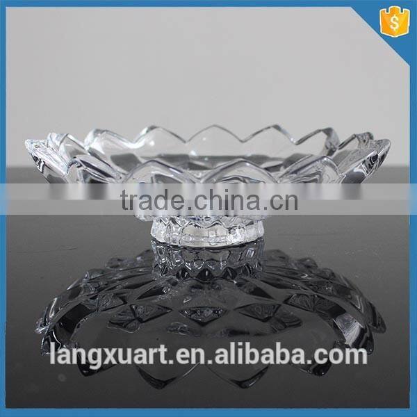 crystal decorative glass fruit plate