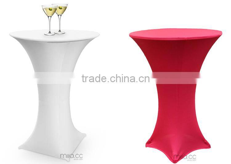High bar cocktail table cloth for wedding