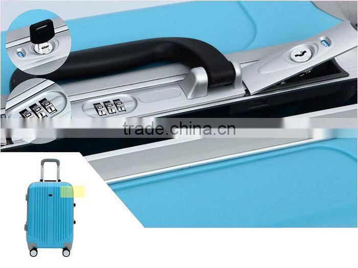 Low MOQ ABS 20"24"28" universal wheels travel luggage,luggage trolley bags,luggage trolley