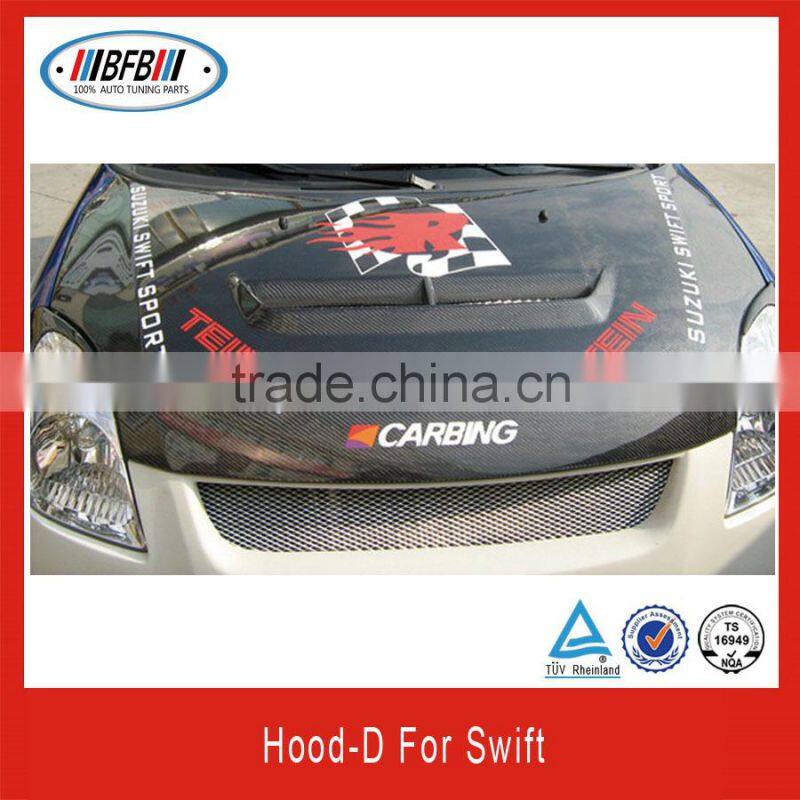 A-D HOODS FOR SWIFT 2008-2012 ENGINE CARBON FIBER HOOD COVER