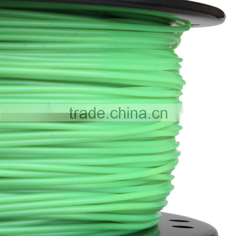 3D printer metal Material Filament ABS color changed by temperature From Green to Yellow