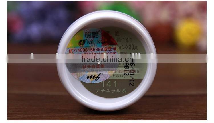 8pcs/lot Japan Brand Mingyan Naturactor Beauty Foundation Concealer Cream 9 Colors naturactor foundation