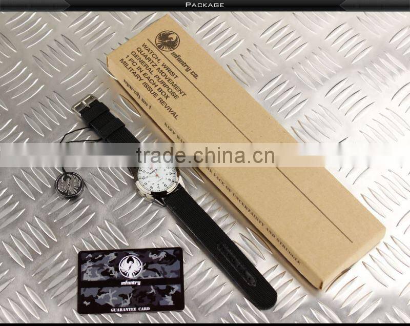 INFANTRY New Army White Dial Analog Quartz Men's Wrist Watch