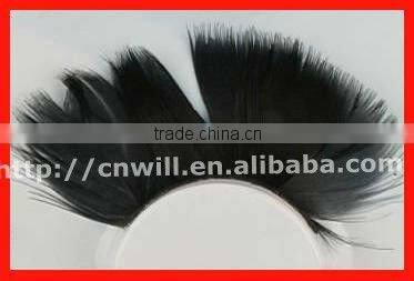 Pretty Red Feather Eyelash Fancy Feather Eyelashes Wholesale For 2013