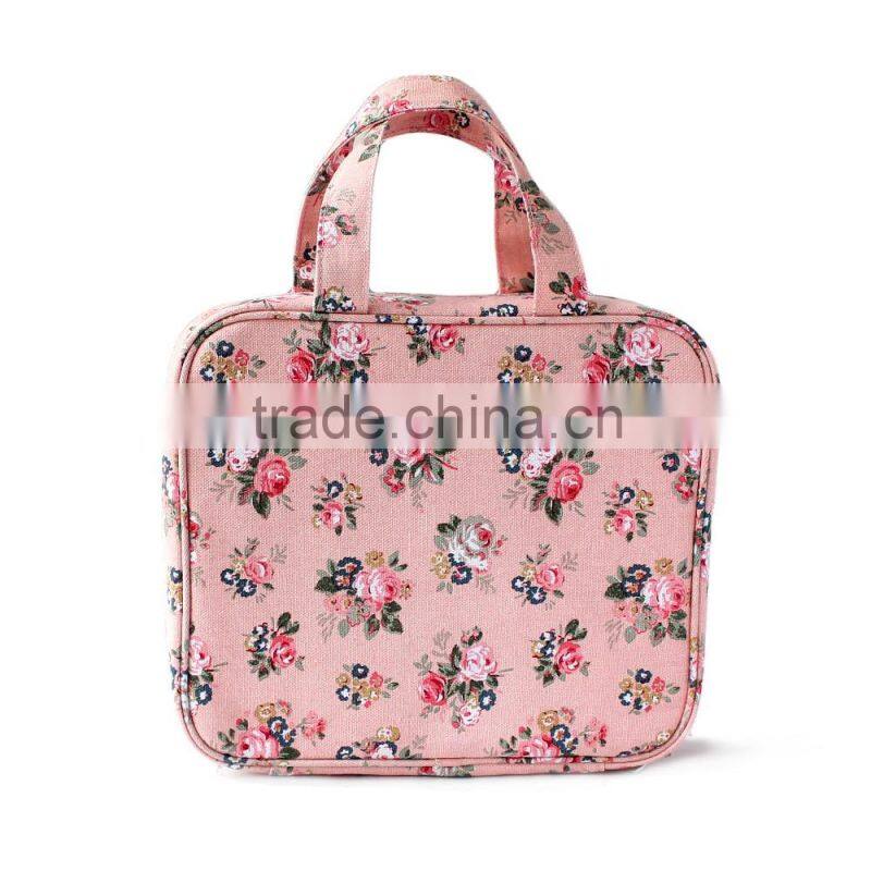 BA-1493 2016 Fashion cosmetic bag Hot Sale polyester cosmetic bag Custom makeup bag