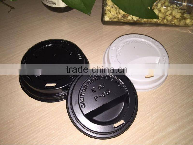 disposable paper cup lid plastic lid for paper cup/flat lid