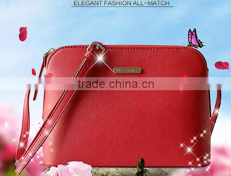 2015 new arrival shell shape promotional pvc shoulder bag