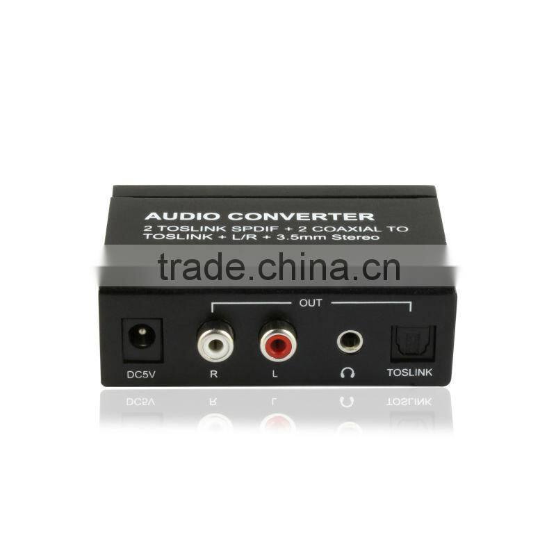 Audio switch converter 4 input 3 output SPDIF/TOSLINK Digital Otical Audio switch converter