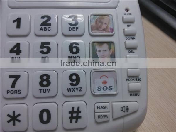 High Quality Remote control emergency SLandline Alarm for Home SafeV Emergency SOS Button Phone