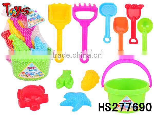 9PCS fun plastic castle model