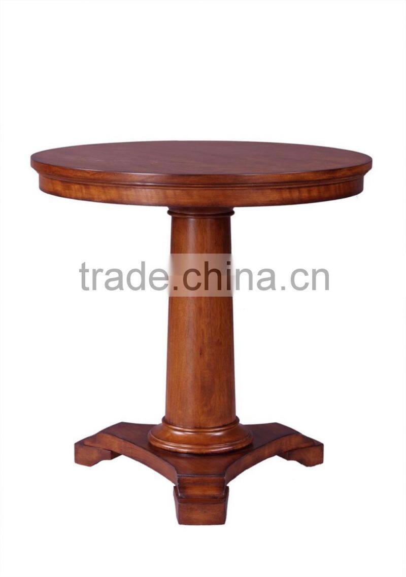 Solid wood round wooden restaurant tables YT7017