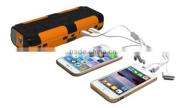 600A Portable car jump starter 15000mAh portable power bank