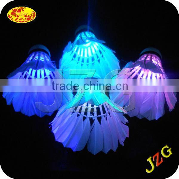 Badminton shuttlecock sale factory promotional led badminton shuttlecock 2015 popular led badminton sports equipment