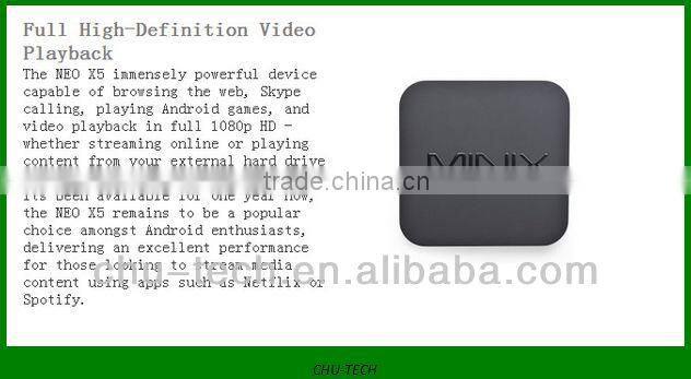 MINIX NEO X5 Android PC Android TV Box RK3066 Dual Core 1G RAM Bluetooth RJ45 HDMI TF 16GB