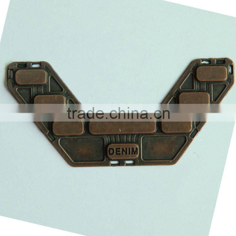 Fashion Metal Leather Label