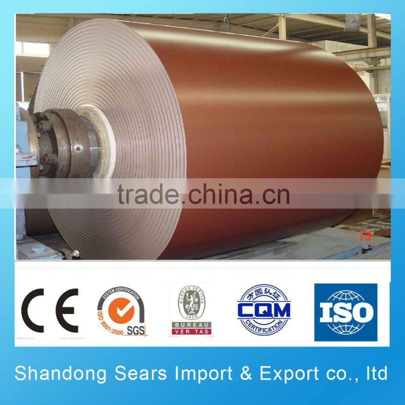 factory trim pe 3005 3003 color coated aluminum coil for roller shutter