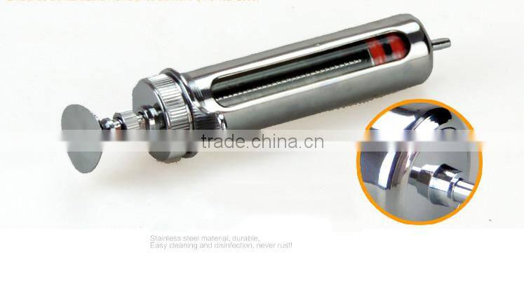Large quantity precise copper core metal syringe for animals