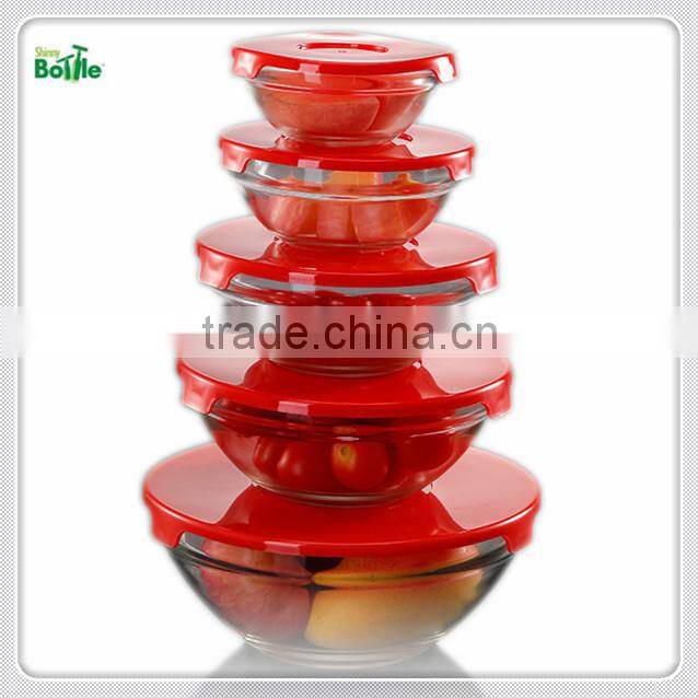 clear glass bowls transparent