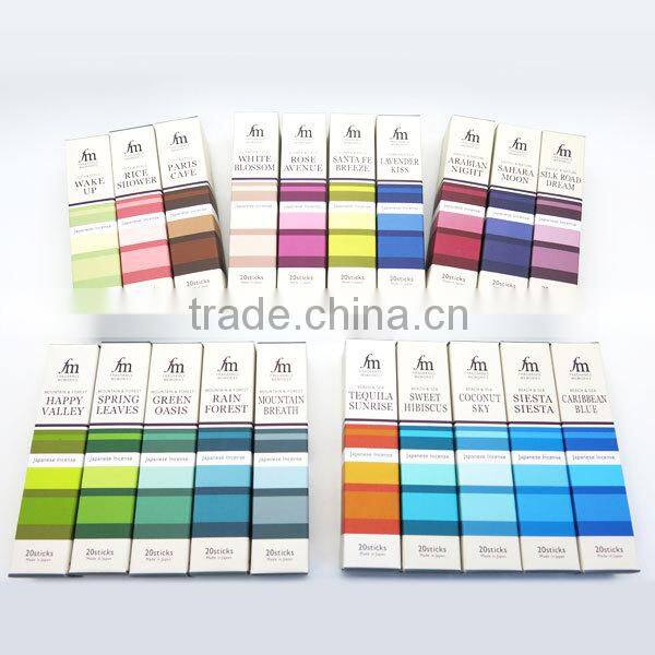 fm Fragrance Memories series, 20 fragrances set, Japanese incense sticks