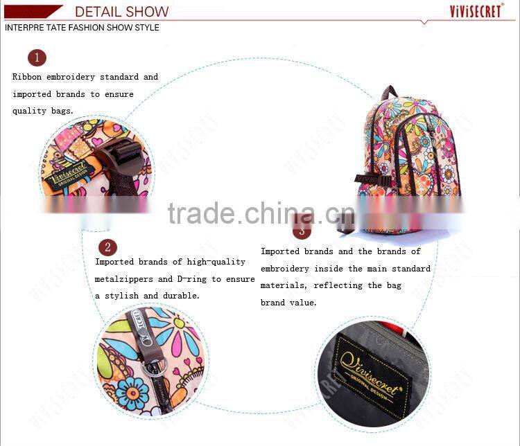 vivisecret sample style color life laptop backpack