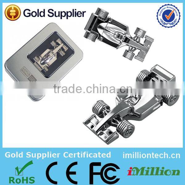 High speed cheap price 2gb race car usb, race car cheap usb stick with metal box