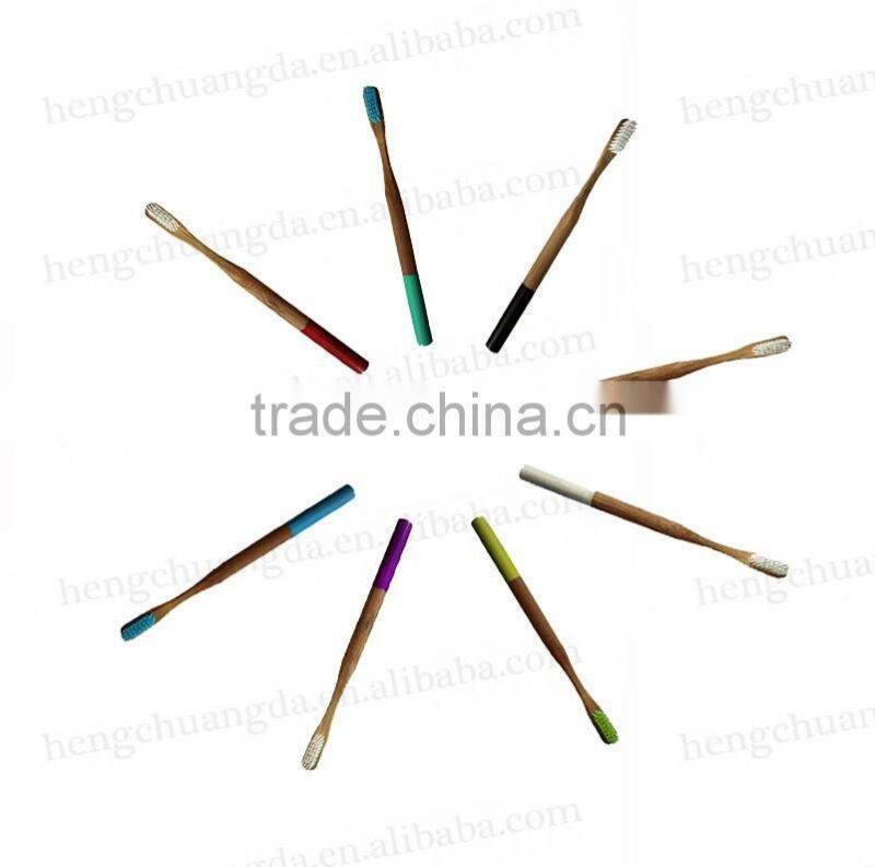 2016 High quality wooden bamboo toothbrush for children and adults