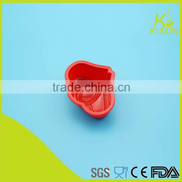 two connect heart shape dessert mould chocolate mould