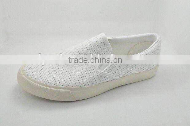 Men loafer shoes young PU punch holes shoes casual cool man shoes