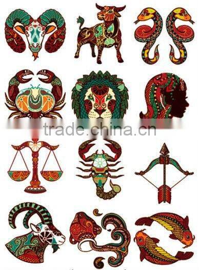 constellation shape body tatoo stickers