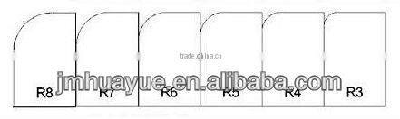 Electric photobook and menu 7 blades die cutter round